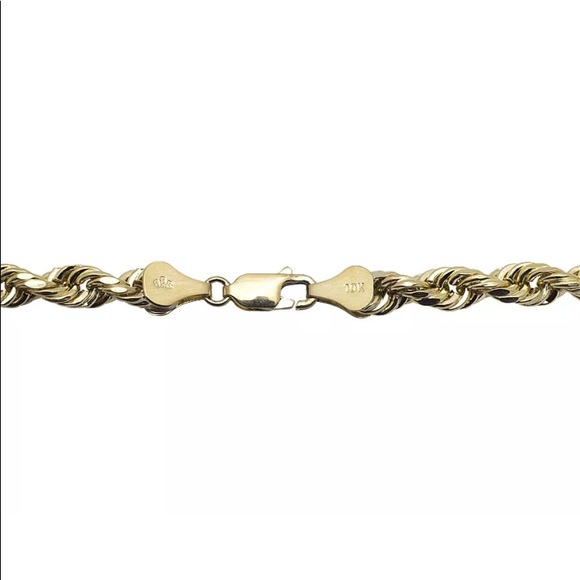Solid Gold Milano Rope Chain 6mm THICK 24 inches - Picture 4 of 4